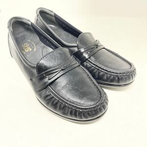 SAS Easier Slip On Black Loafer Tripad Comfort Women's Size 6.5 Moccasin
